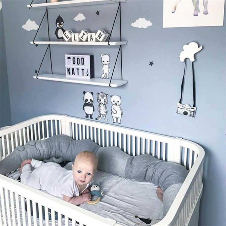 Cute Long Pillow For Kids Stuffed Toys Plush Baby Bumper Crib Bed Protector Cotton Sofa Cushion Kids Room Decor - Image 3