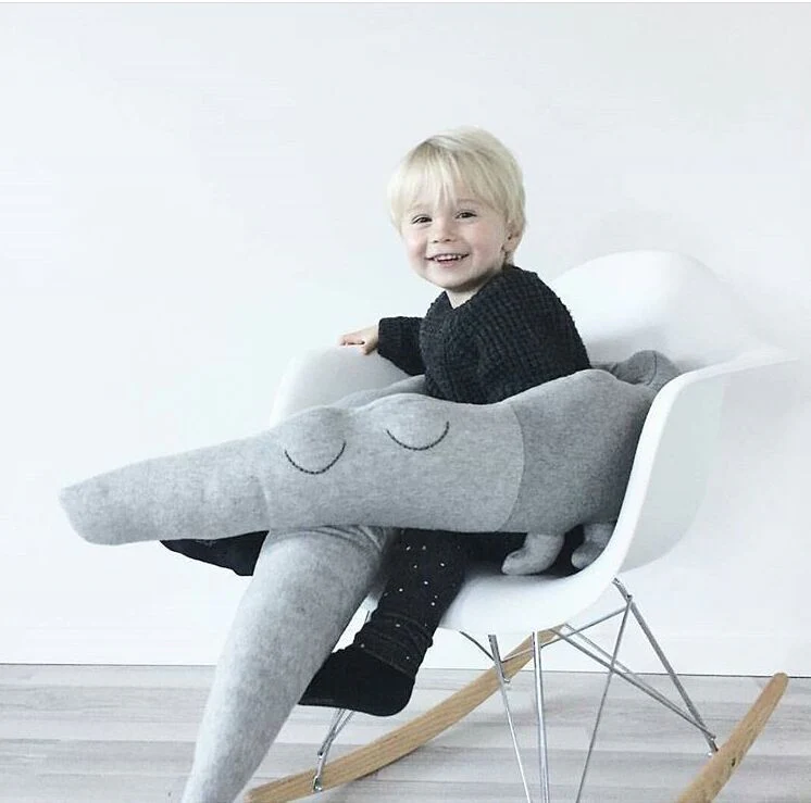 Cute Long Pillow For Kids Stuffed Toys Plush Baby Bumper Crib Bed Protector Cotton Sofa Cushion Kids Room Decor - Image 9