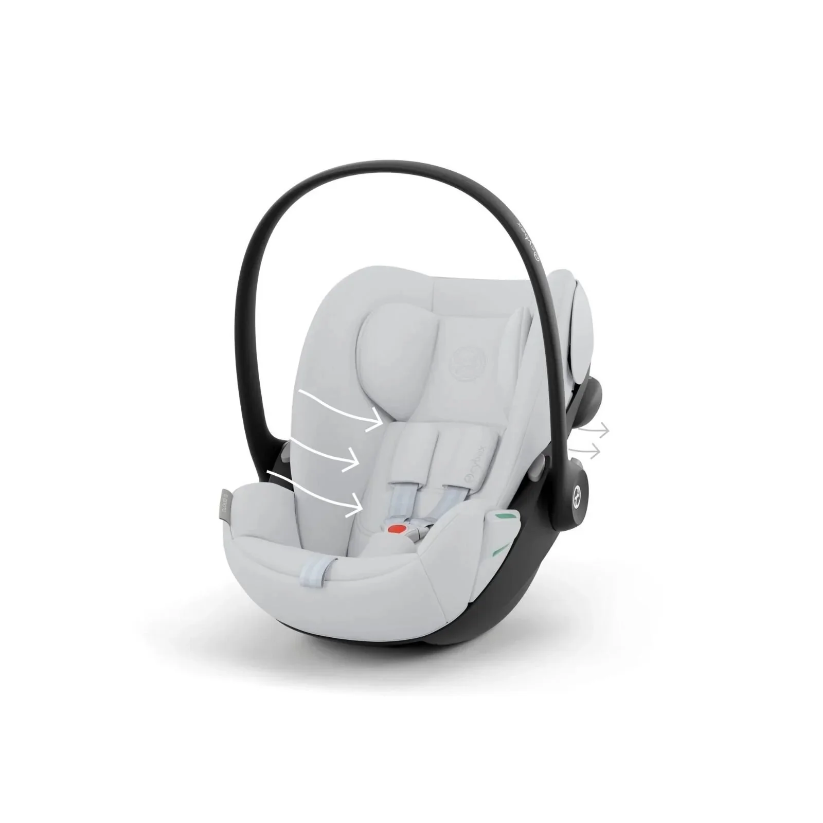 Cybex Cloud G i-Size Group 0+ Car Seat - Fog Grey - Image 4