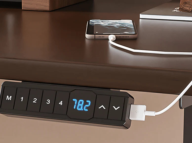 D'Amico Electric Standing Office Desk, Computer Corner Desk - Image 11