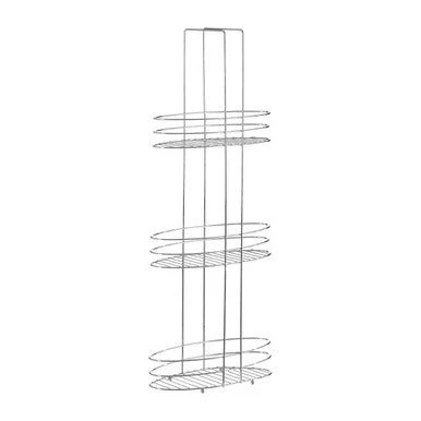 Dara 3 Tier Chrome Bathroom Organiser - Image 5