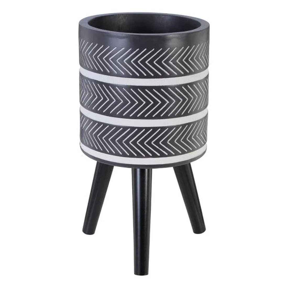 Darnell Large Chevron Planter - Image 5