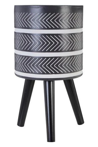 Darnell Large Chevron Planter - Image 6