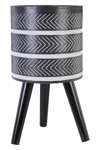 Darnell Large Chevron Planter - Image 7
