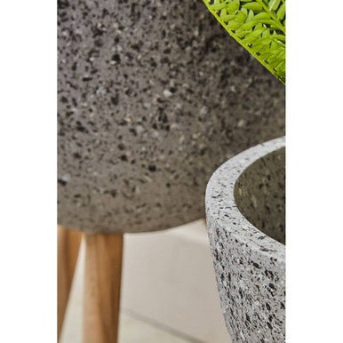 Darnell Medium Grey Speckled Planter - Image 7