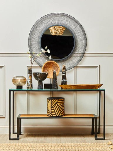 Darnell Natural And Black Planter - Image 8