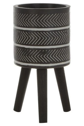 Darnell Small Chevron Planter - Image 5
