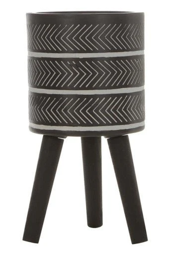 Darnell Small Chevron Planter - Image 6