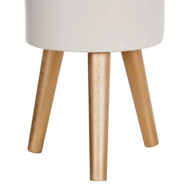 Darnell Small White Planter - Image 8