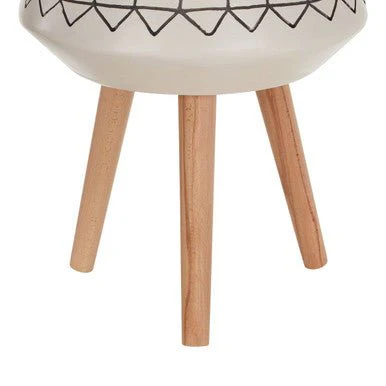 Darnell White And Black Large Planter - Image 8
