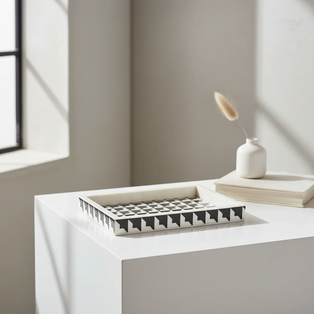 Davino Black And White Tray - Image 4
