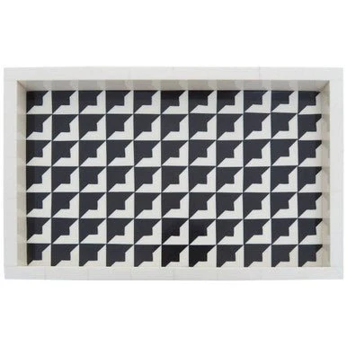 Davino Black And White Tray - Image 7