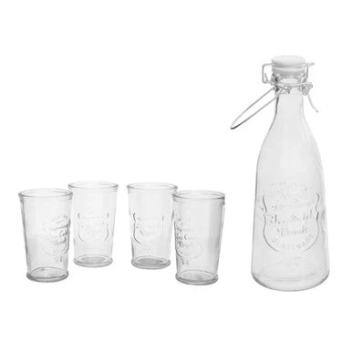 Dayla Glass Bottle With Four Glasses Set - Image 14