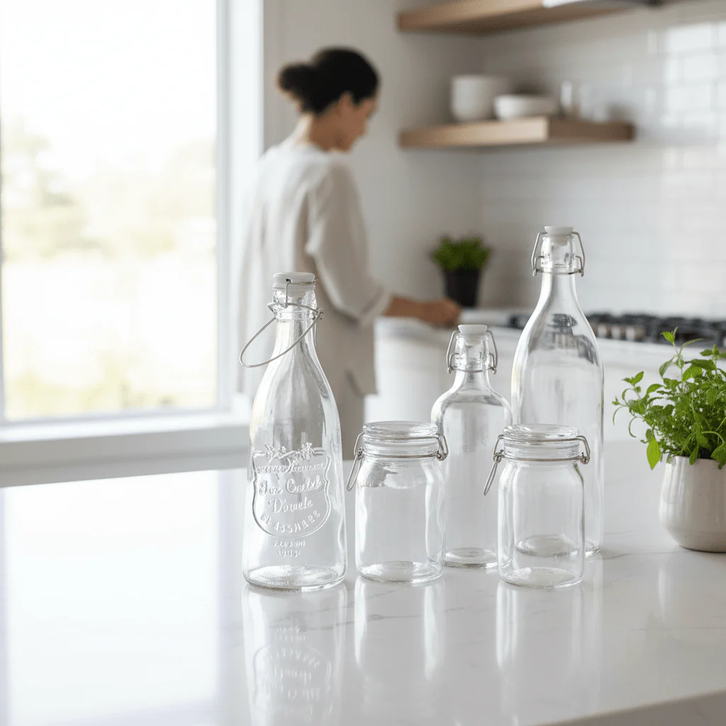 Dayla Glass Bottle With Four Glasses Set - Image 2