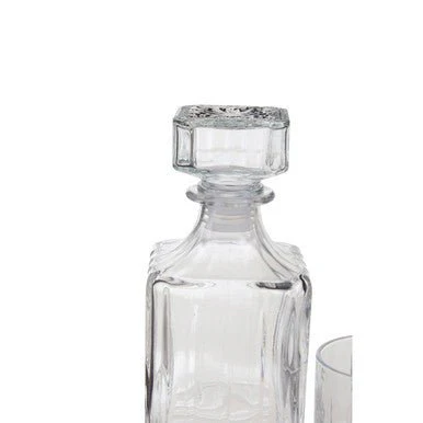 Dayla Ribbed Pattern Decanter With Four Glasses - Image 6