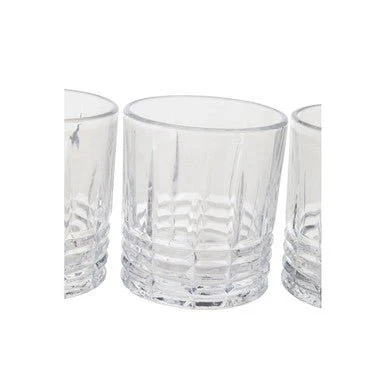 Dayla Ribbed Pattern Decanter With Four Glasses - Image 9