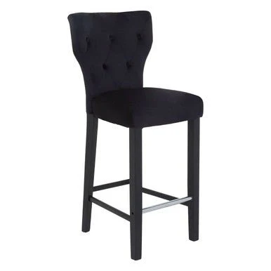Decatour Black Bar Stool - Image 5