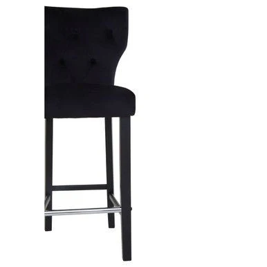Decatour Black Bar Stool - Image 8