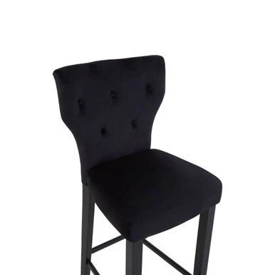 Decatour Black Bar Stool - Image 9