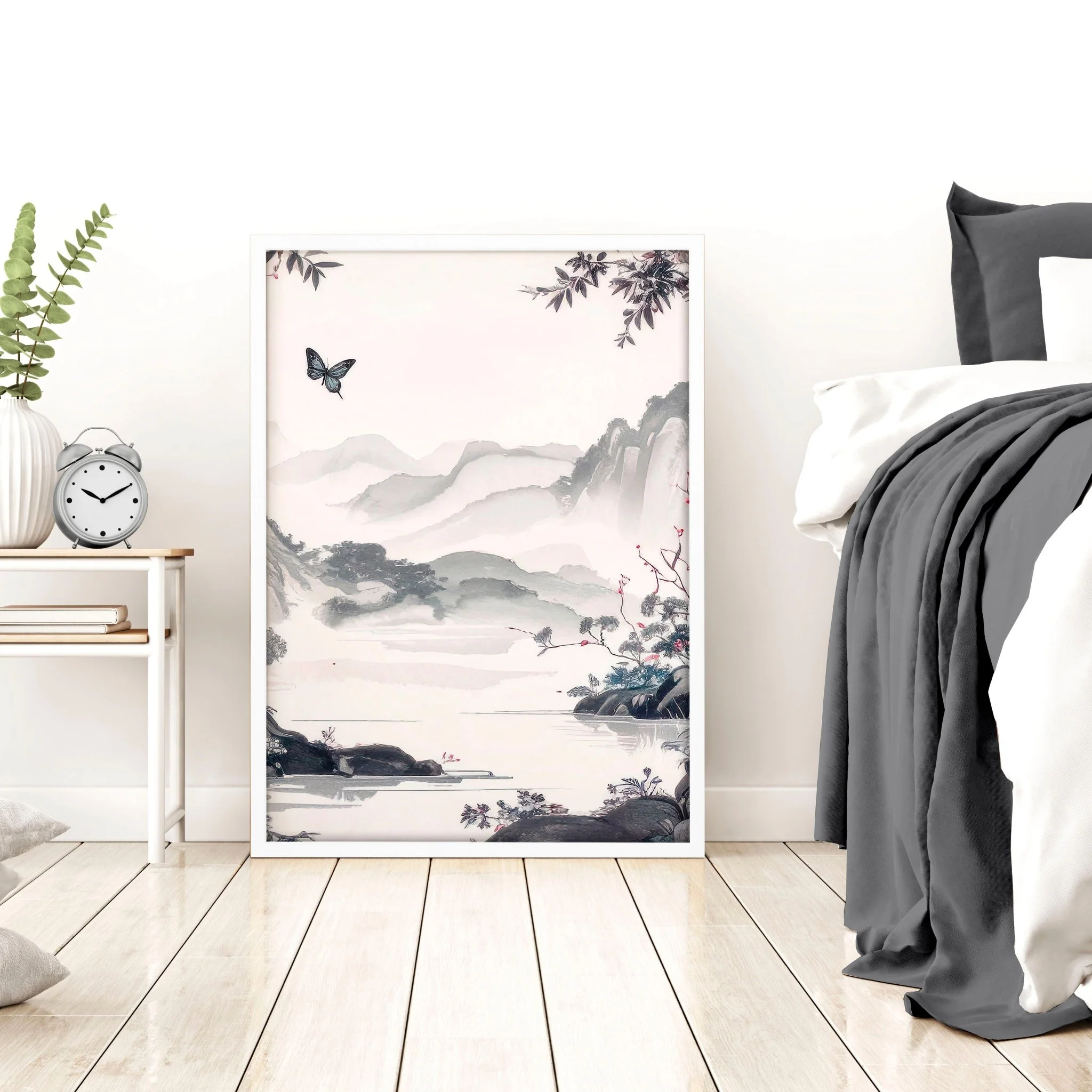 Decorating Bedroom Walls | Set of 3 Chinoiserie Wall art Prints - Image 6