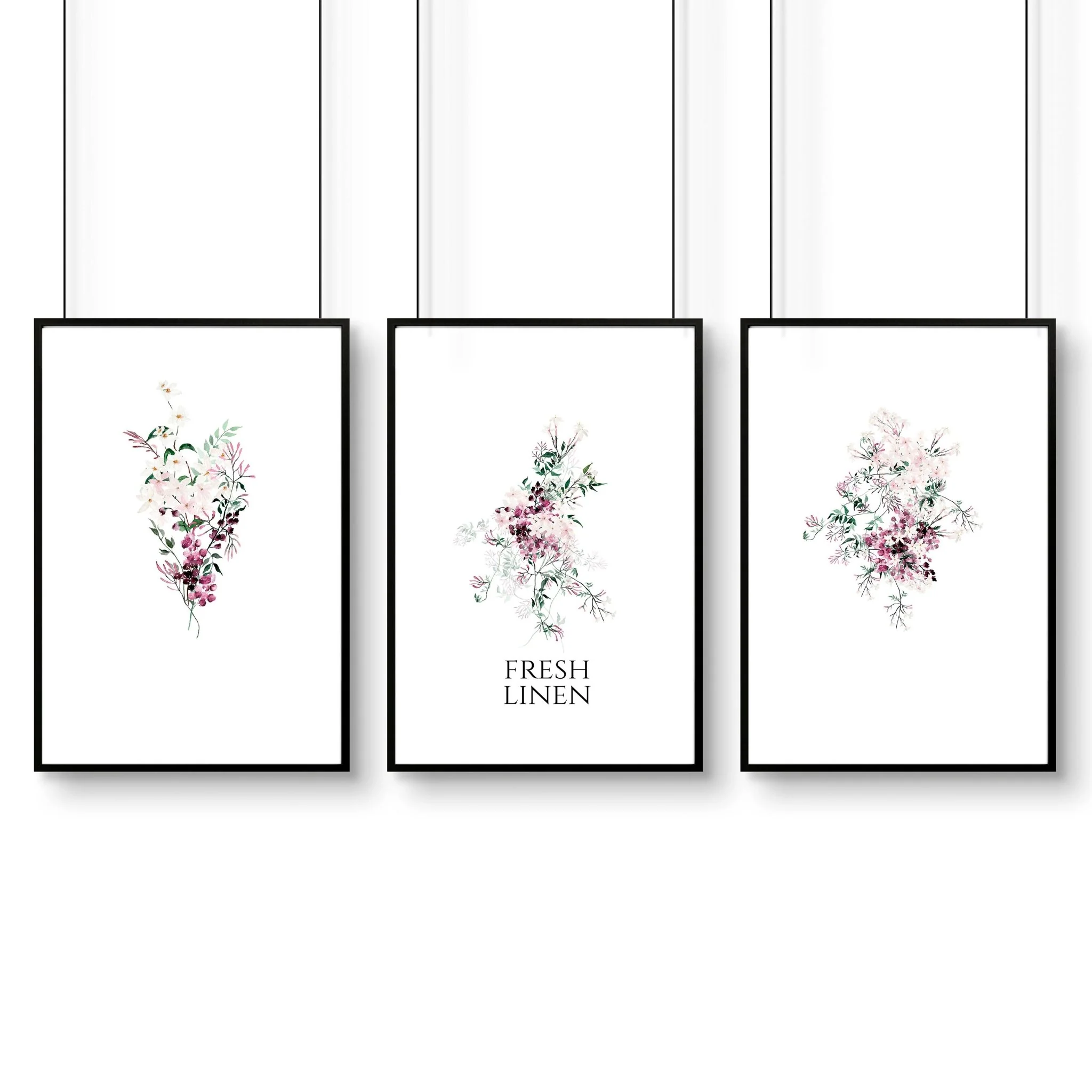 Decorative Laundry Room Accessories | Set of 3 wall art prints - Image 10