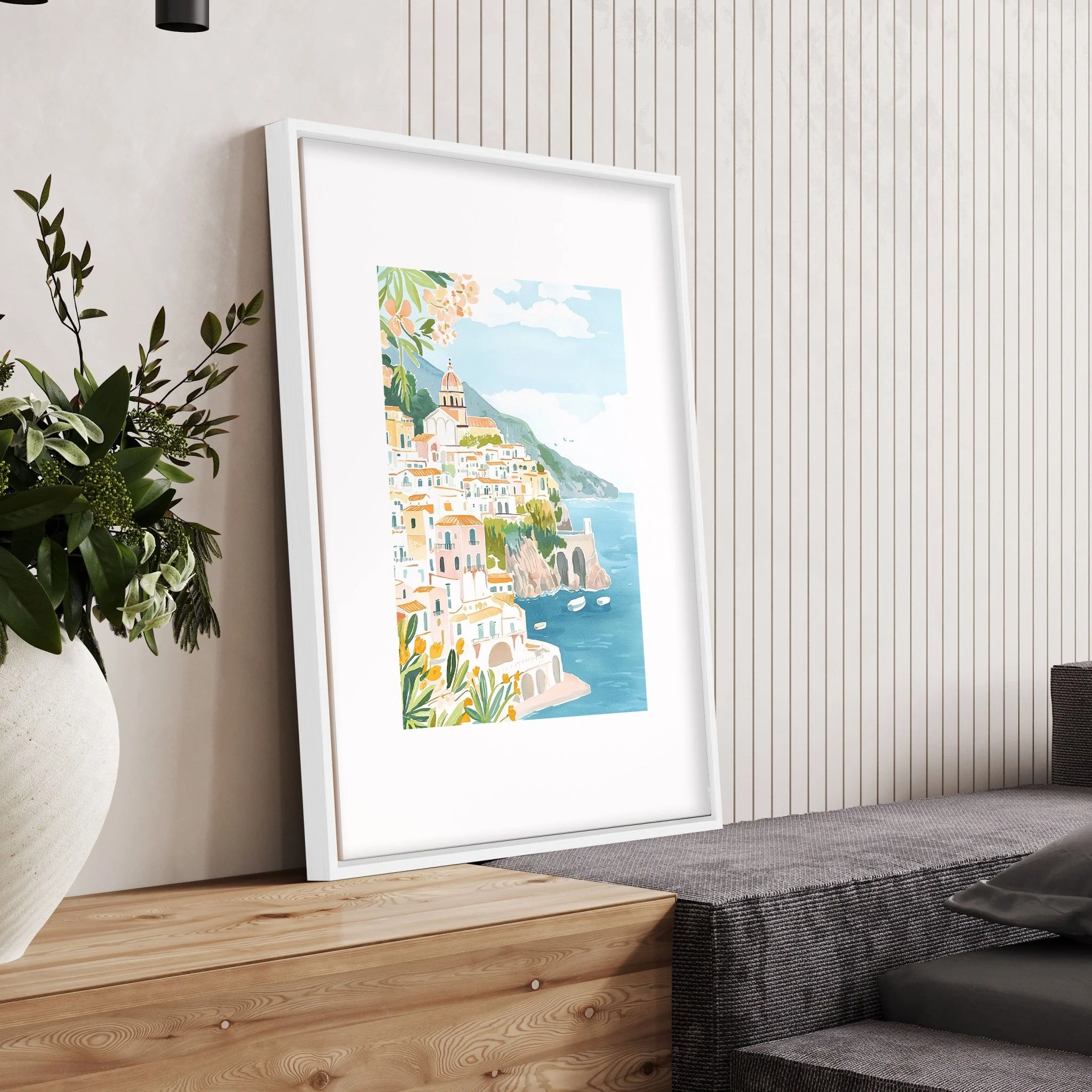 Decorative Pictures For Living Room | Set of 3 Beach Decor Wall art Prints - Image 7