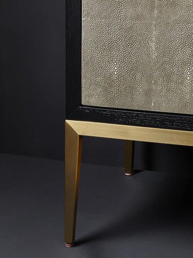 Deruta Grey Shagreen Effect Sideboard - Image 8
