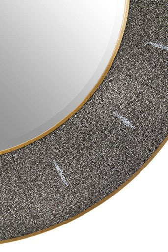 Deruta Grey Shagreen Wall Mirror - Image 10