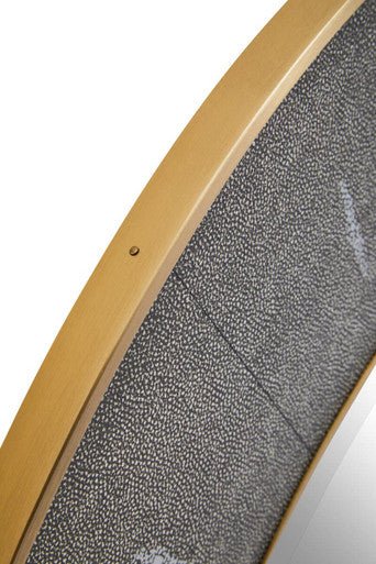 Deruta Grey Shagreen Wall Mirror - Image 11
