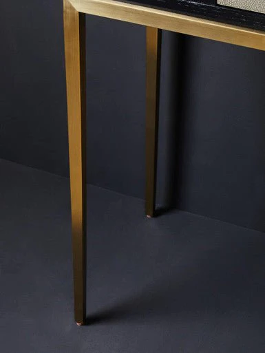 Deruta Shagreen Effect One Drawer Console Table - Image 12