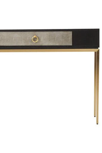 Deruta Shagreen Effect One Drawer Console Table - Image 14