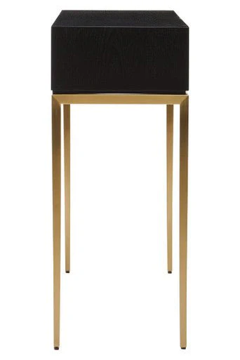 Deruta Shagreen Effect One Drawer Console Table - Image 7