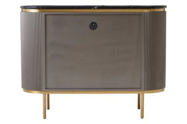 Dervio Two Door Marble Top Sideboard - Image 10