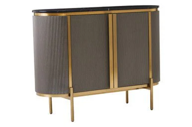 Dervio Two Door Marble Top Sideboard - Image 8