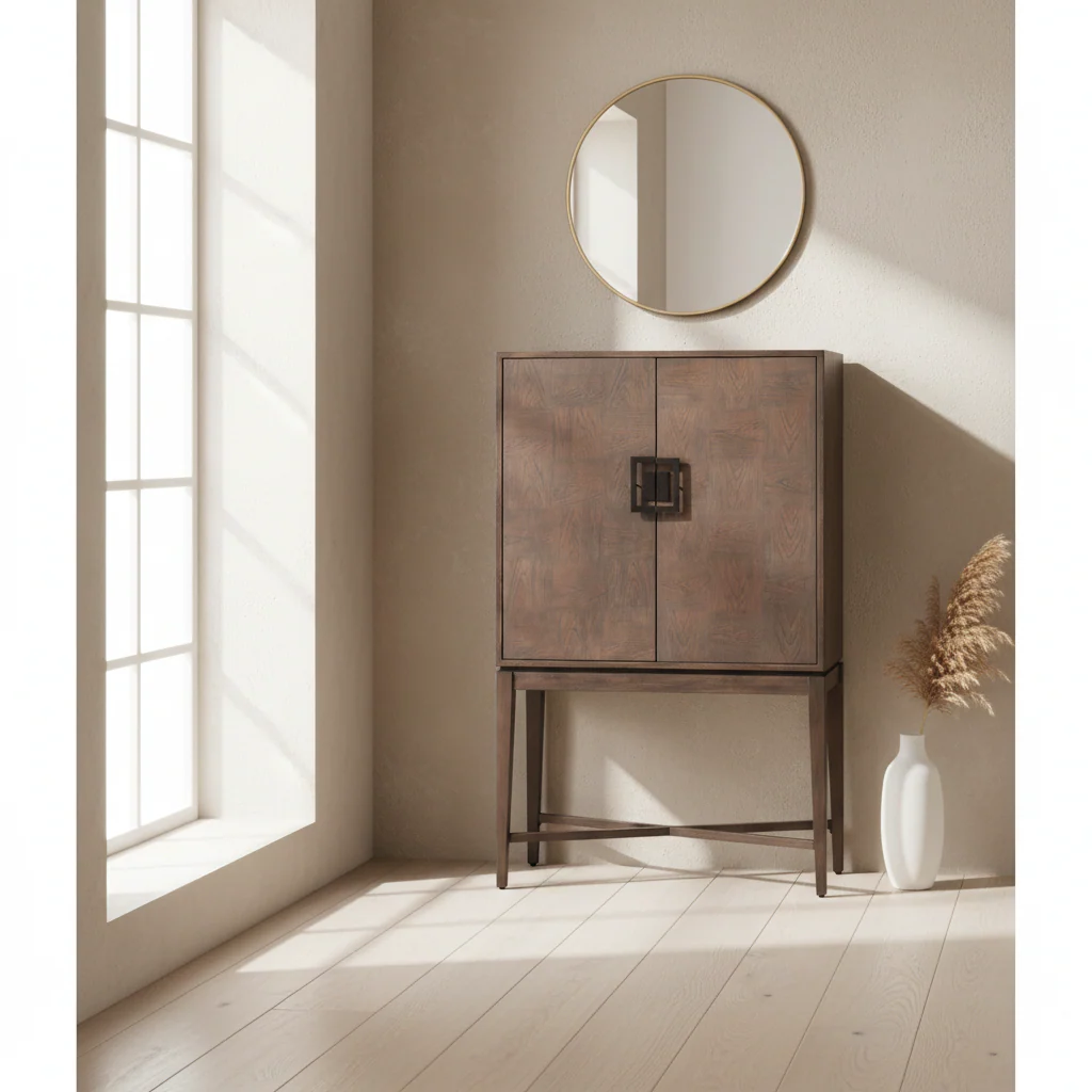Dimaro Antique Grey Cabinet - Image 3