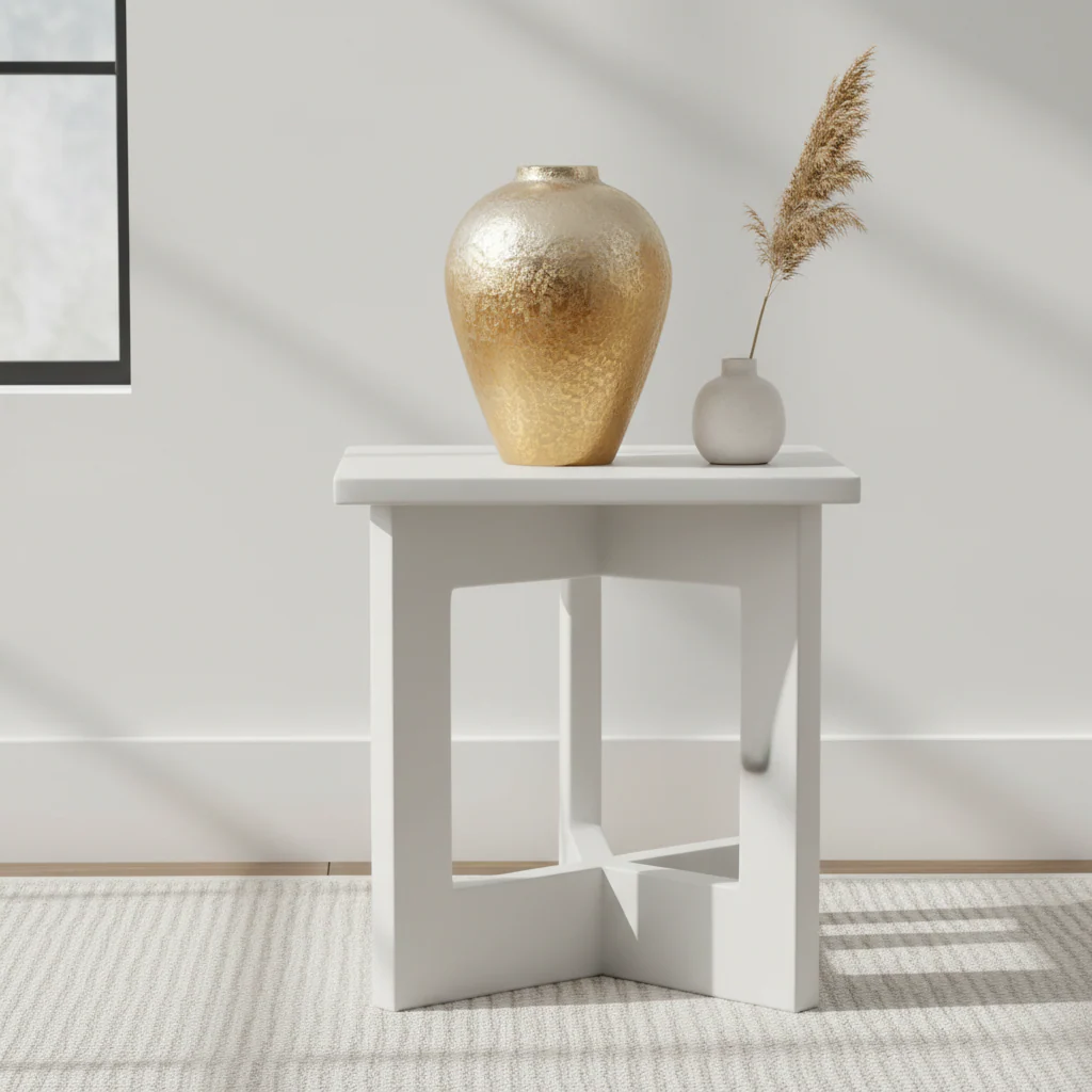 Dion Small Ombre Silver and Gold Finish Vase - Image 4