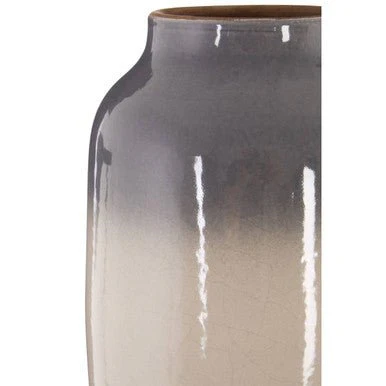 Domo Grey Earthenware Vase - Image 7