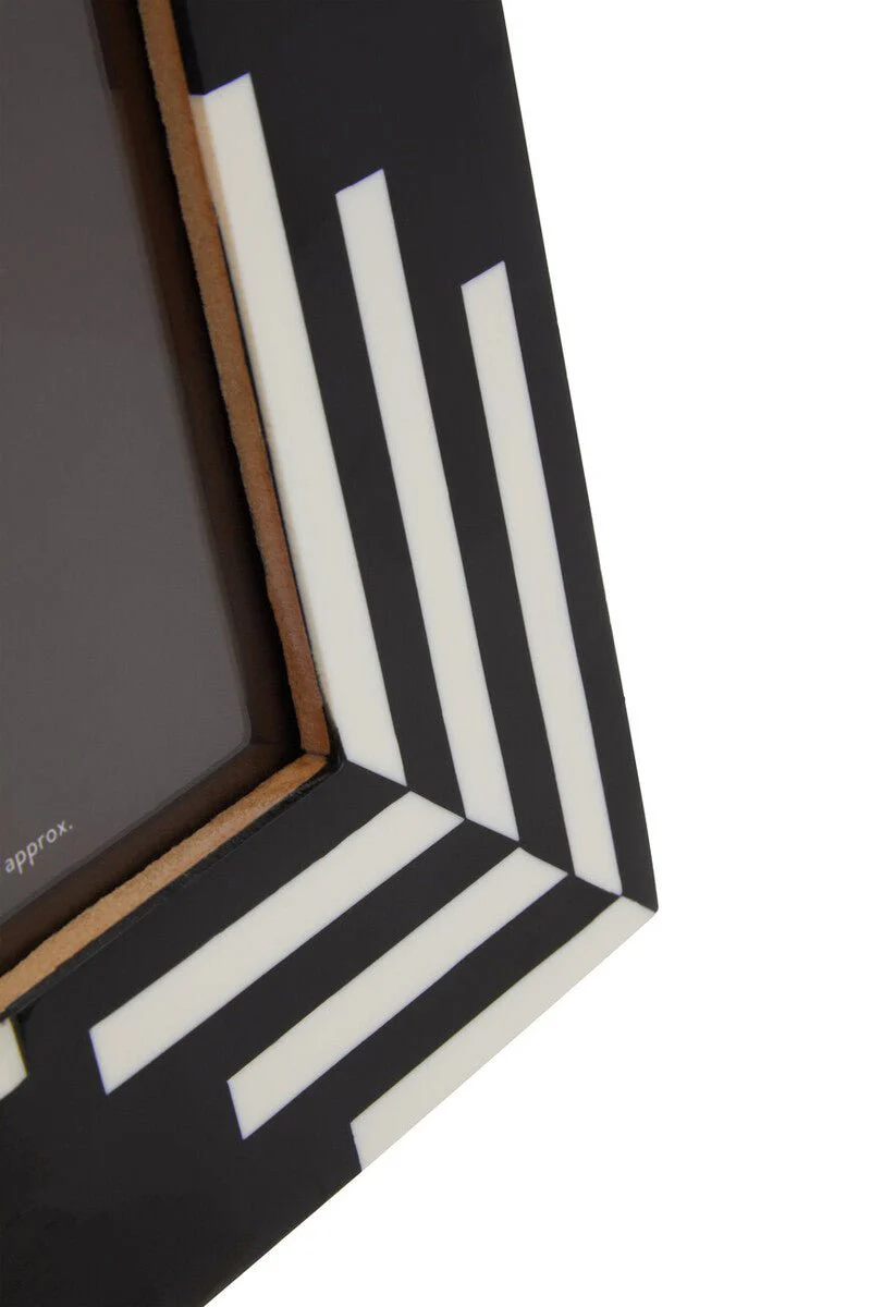Donato 5In X 7In Black And White Stripe Photo Frame - Image 11
