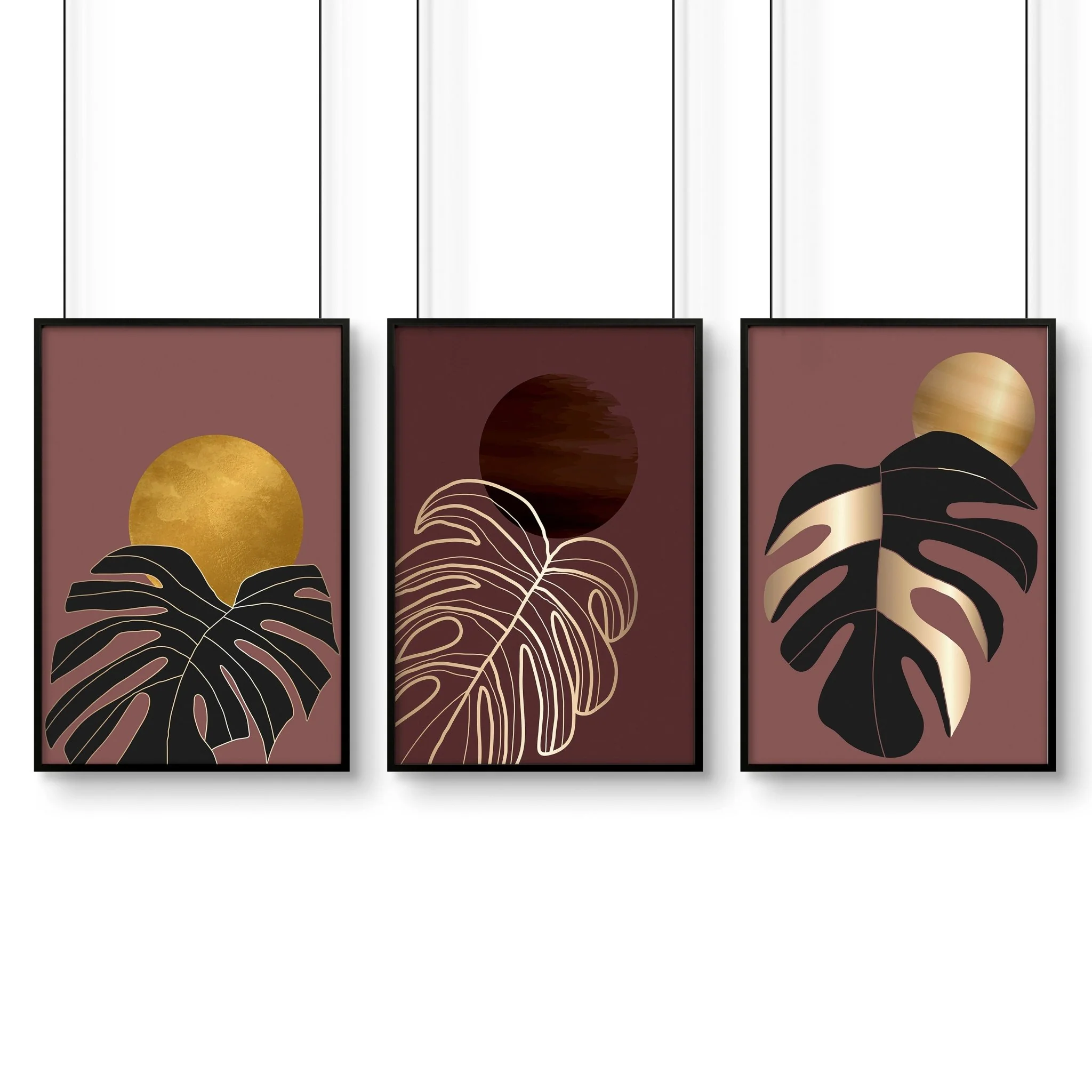 Bedroom wall prints | set of 3 Earth toned wall art prints - Image 8