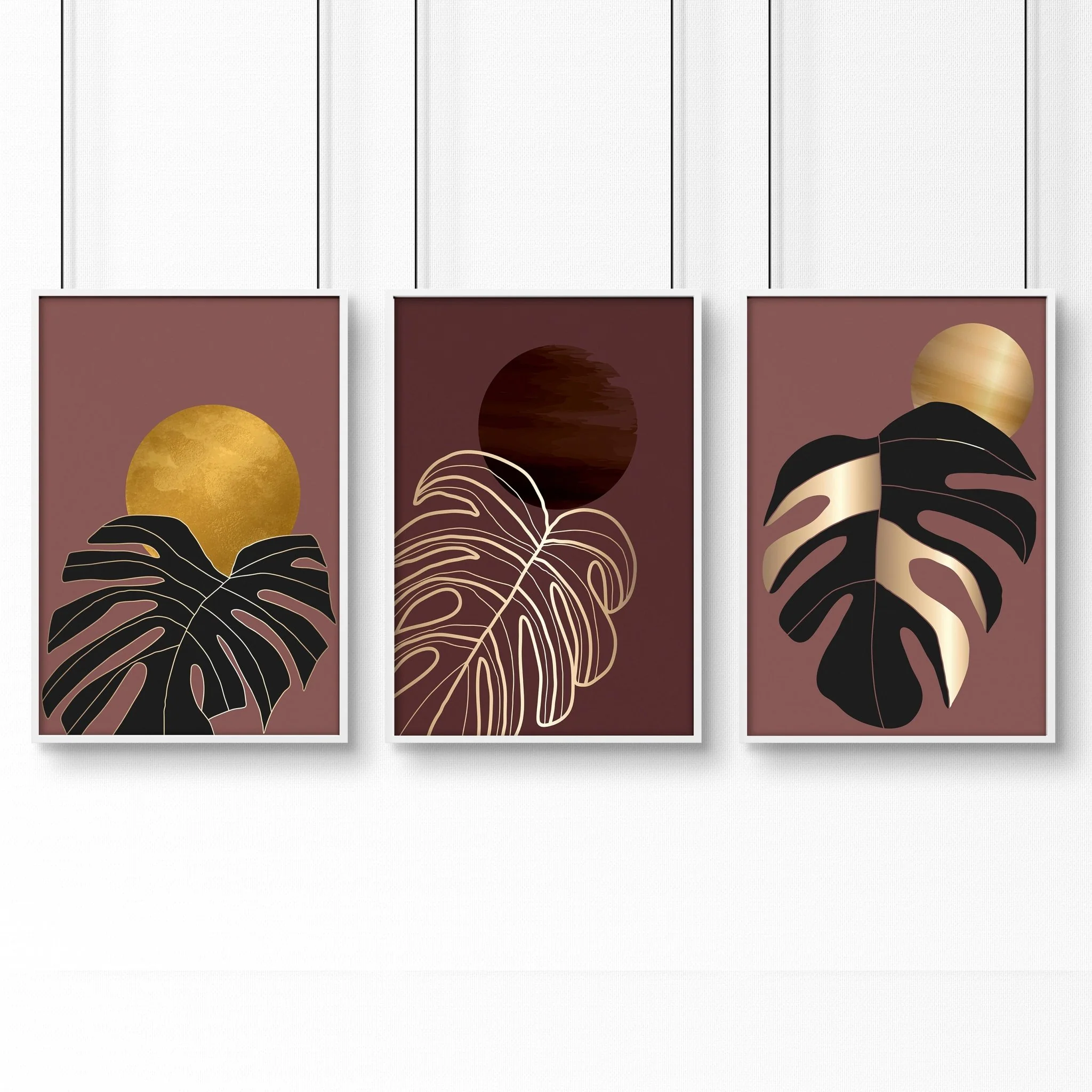Bedroom wall prints | set of 3 Earth toned wall art prints - Image 9