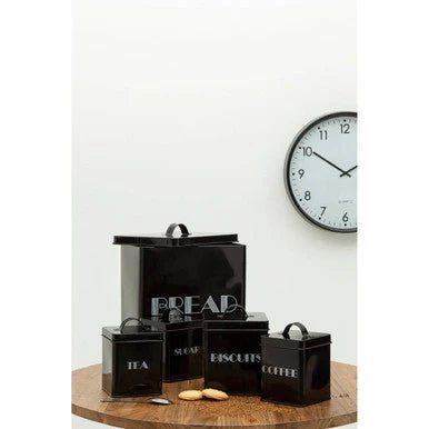 Easton 5 Piece Black Kitchen Storage Set - Image 8