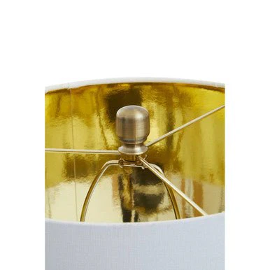 Ebony Table Lamp Chrome Base - Image 11