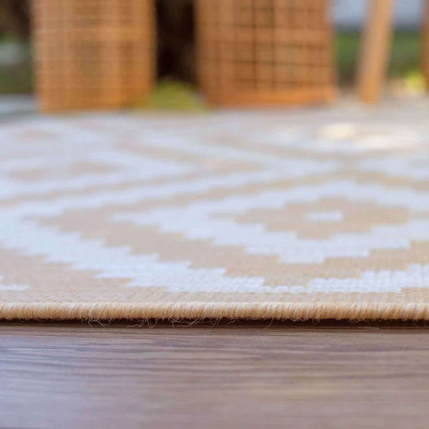 Ecology Outdoor Rug Beige | 100b - Image 5