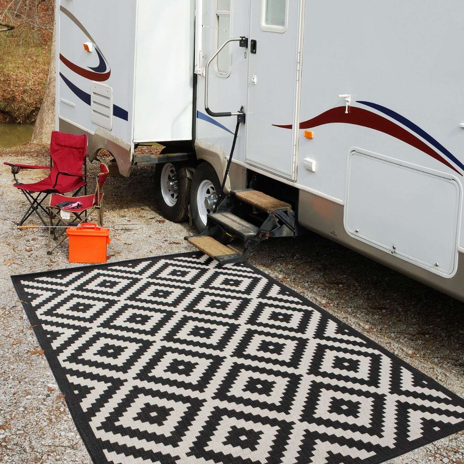 Ecology Outdoor Rug Black | 100bl - Image 9