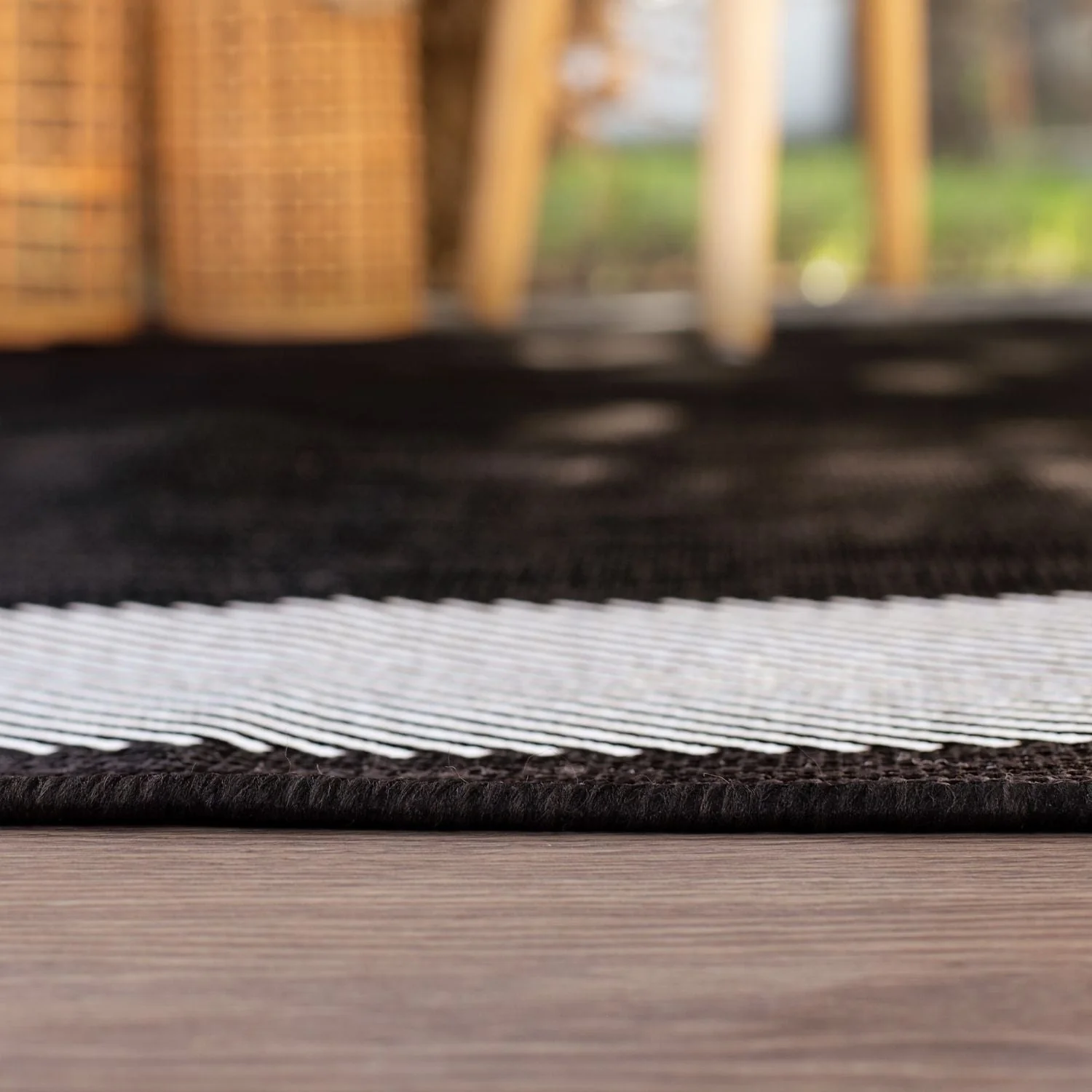 Ecology Outdoor Rug Black | 200bl - Image 6