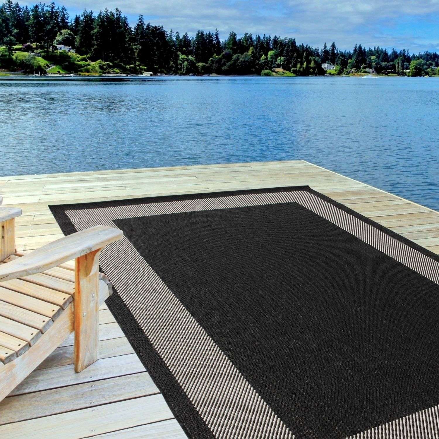 Ecology Outdoor Rug Black | 200bl - Image 8