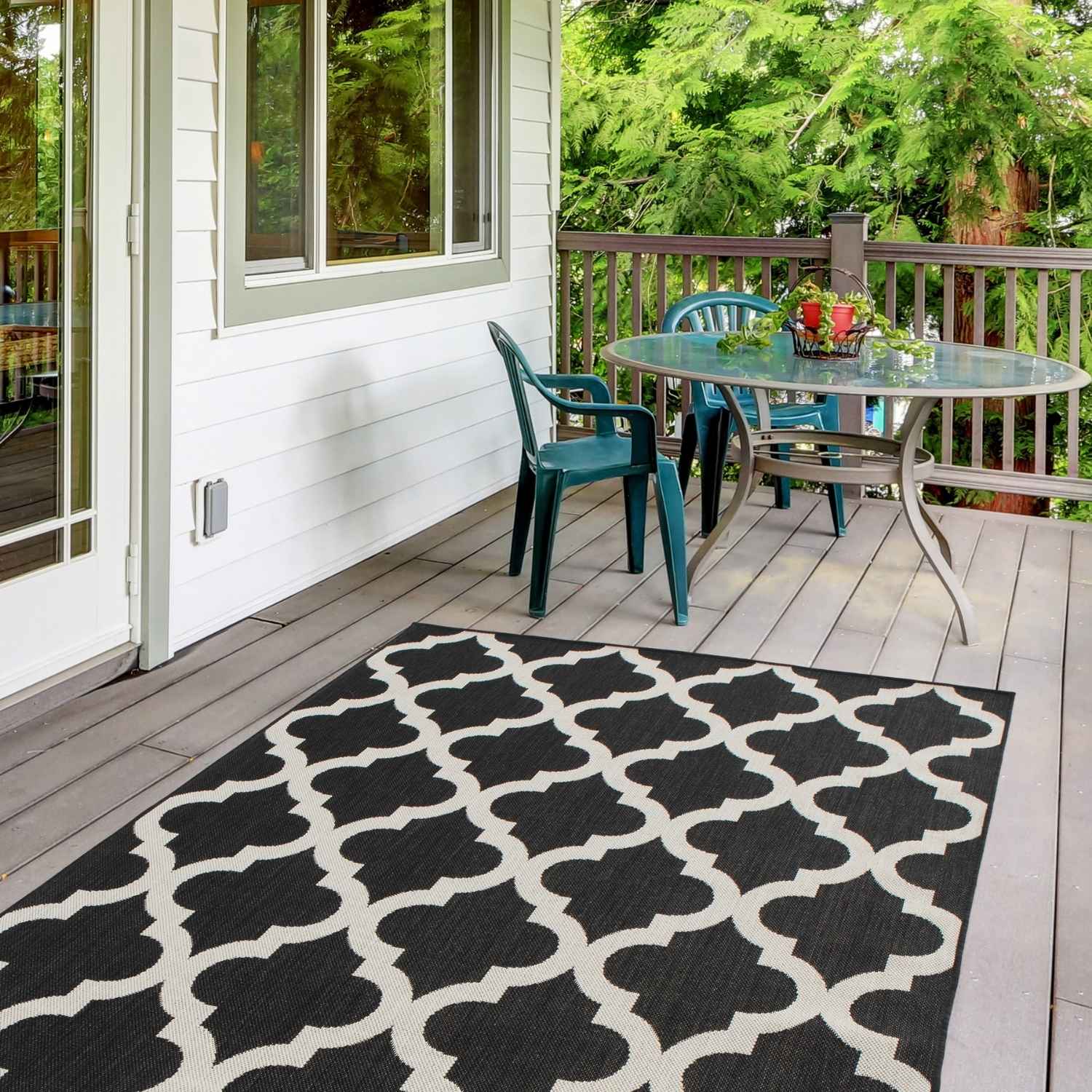 Ecology Outdoor Rug Black | 400B - Image 5