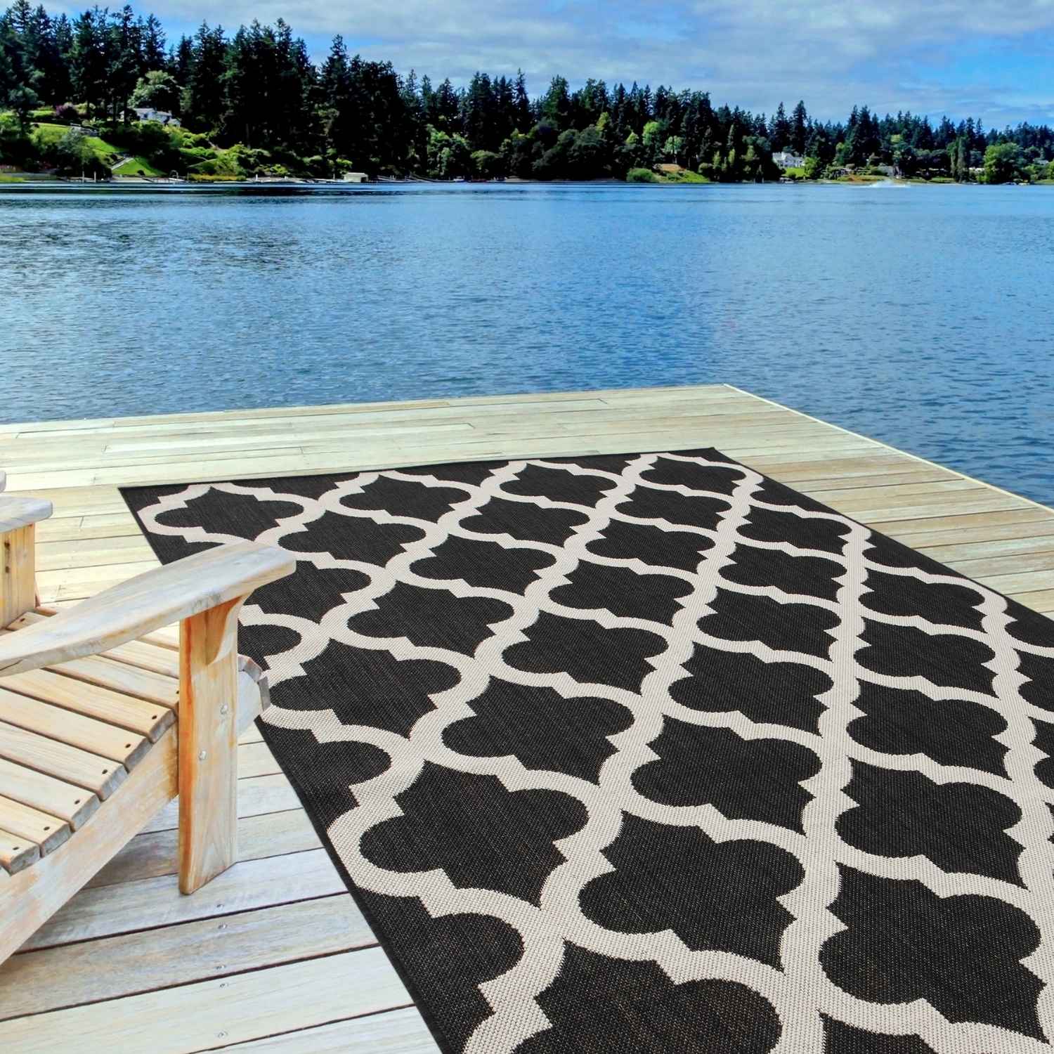 Ecology Outdoor Rug Black | 400B - Image 8