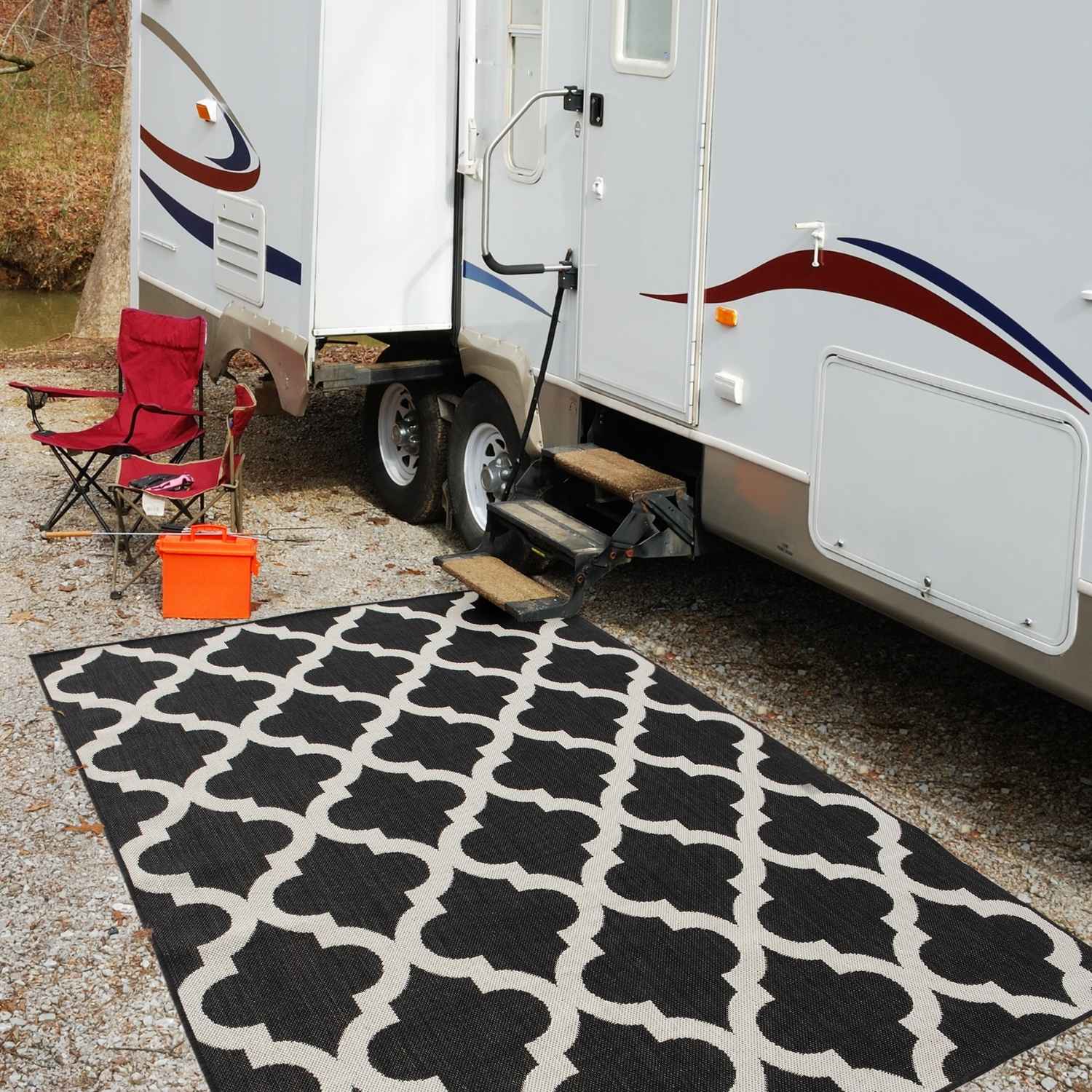 Ecology Outdoor Rug Black | 400B - Image 9