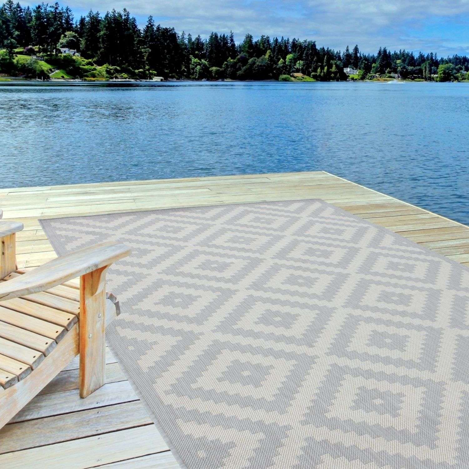 Ecology Outdoor Rug Grey | 100g - Image 8